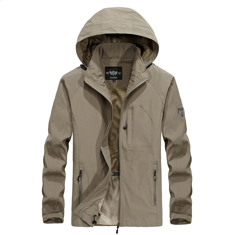 Fashionable mens casual windproof jacket hooded jacket mens waterproof outdoor soft shell winter jacket warm plus size 240905