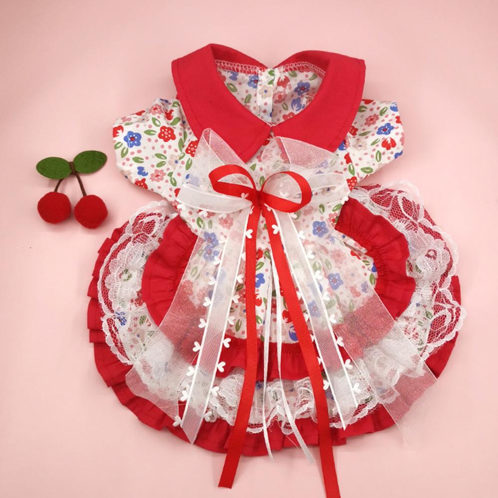 Beautiful Pet Lolita Dress Easy-wearing Comfortable Cotton Dog Skirt Decorative