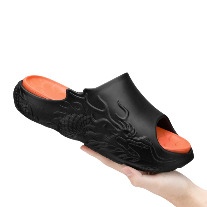 Fashion Men's Slippers Indoor Outdoor Sandals Beach Comfortable Thick Slides Casual Shoes Men Flip-flops Anti Slip Home Slippers