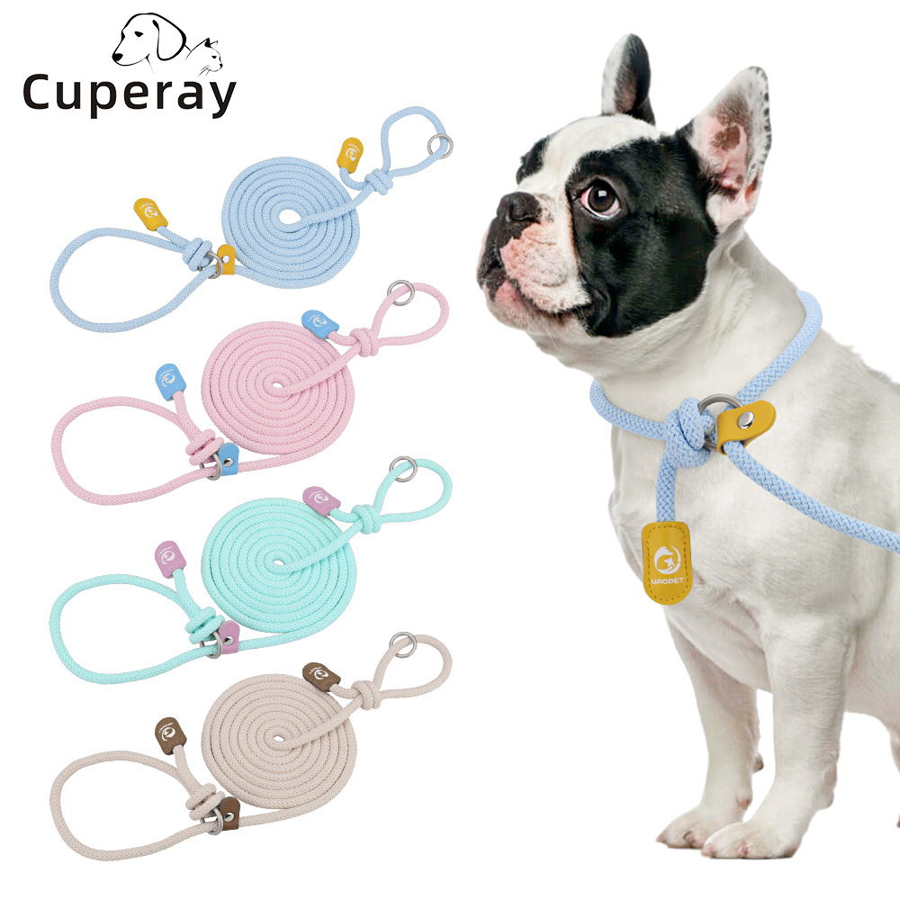 Dog Slip Lead Dog Leash,No-Pull Slip Leash and Collar,Heavy Duty&Durable,Training Walking Control Lead Pet Leash for All Breeds