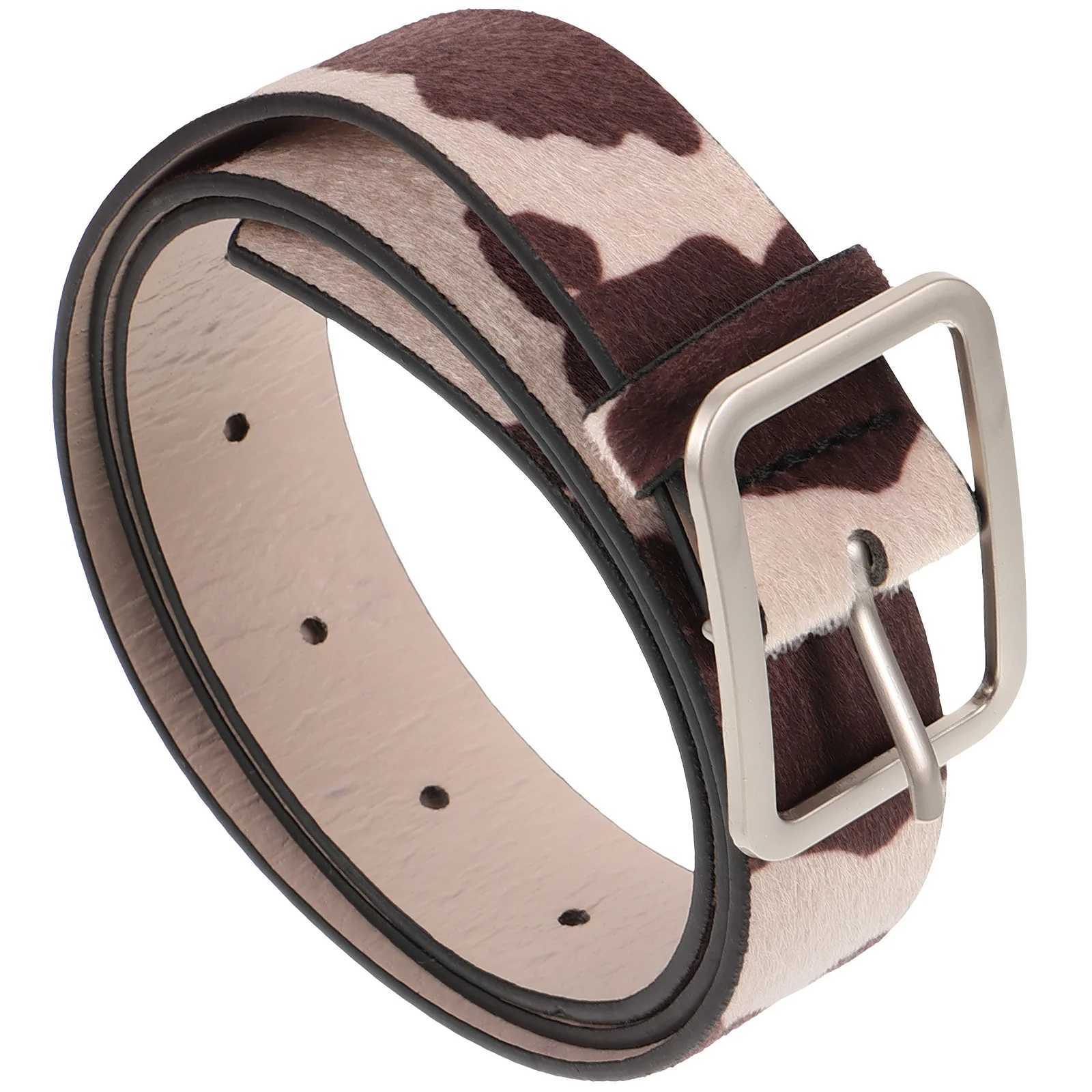 Cow Pu Belt Cowgirl Belts for Women Jeans Womens Print Accessories Pants Western WomanX240914