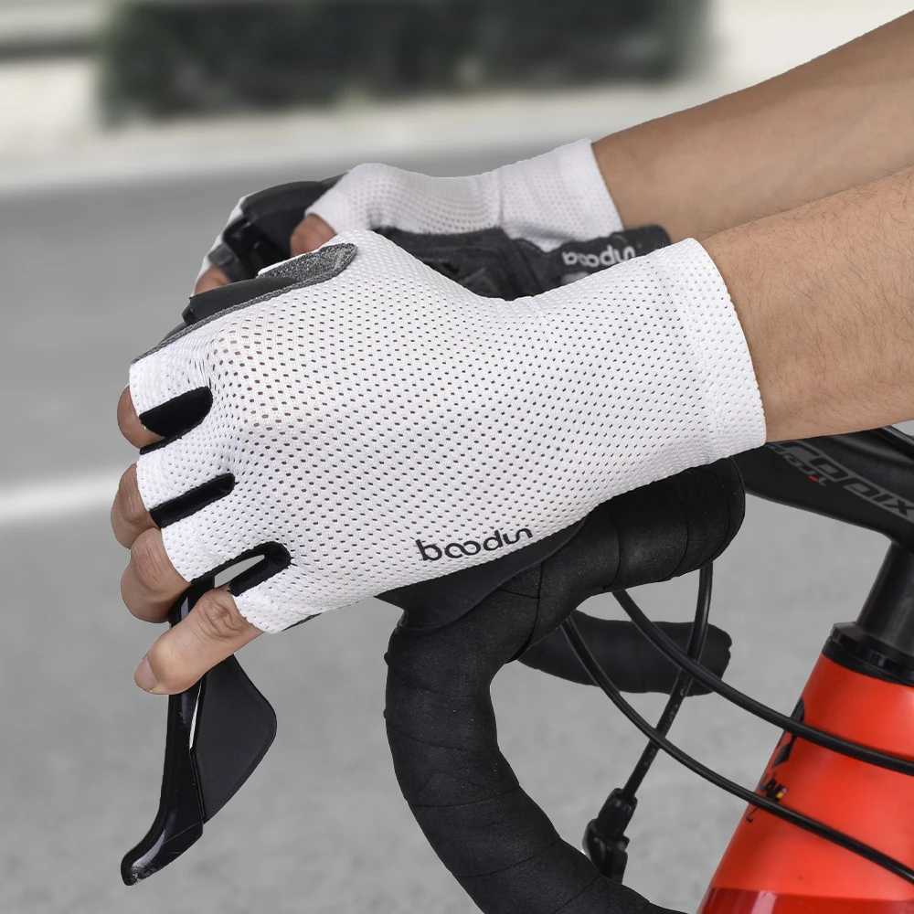 Men Women Cycling Gloves Fingerless Half Finger Summer MTB Bicycle Bike Glove Motorcycle Accessories 2111670 Y240914