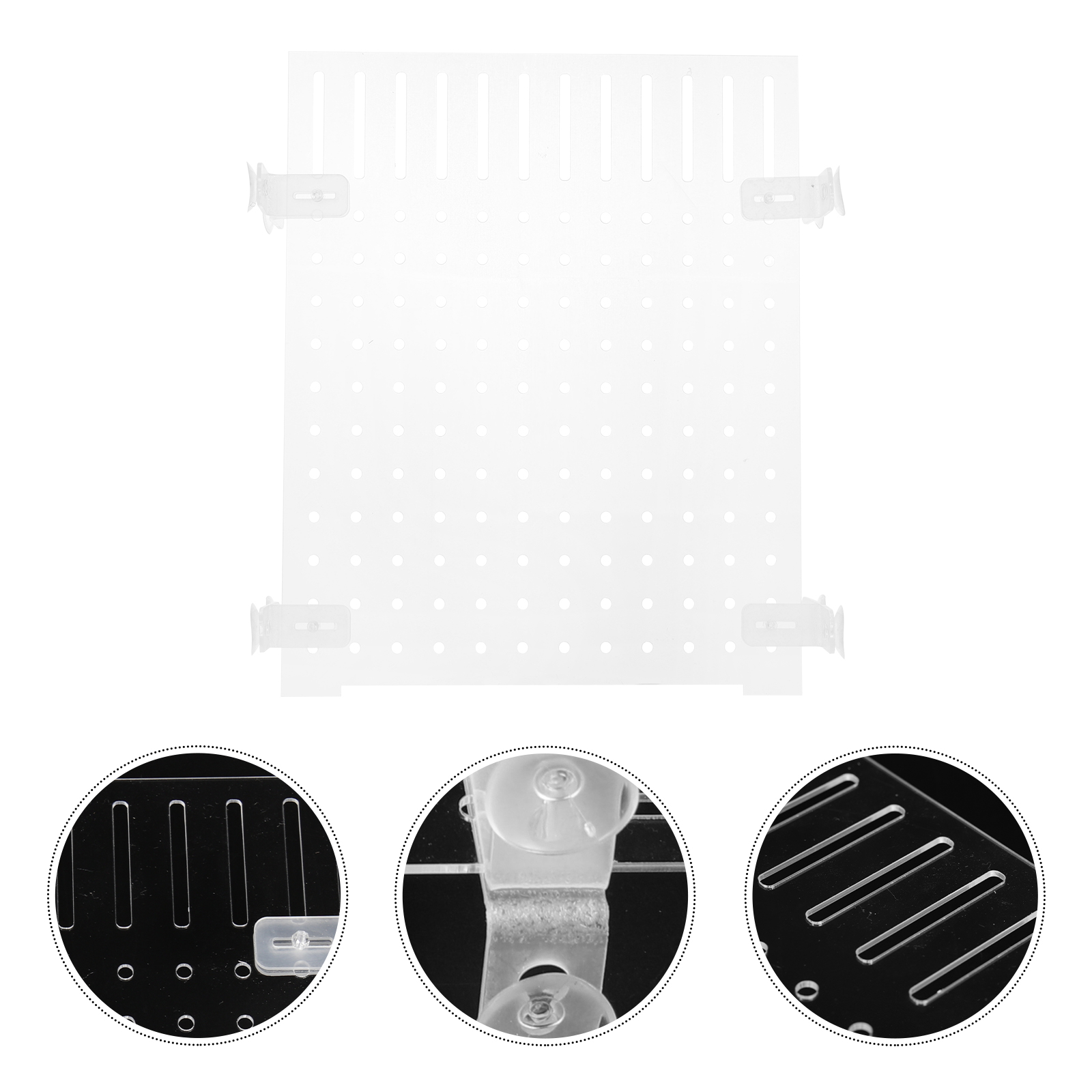 Seperator 20 Gal High Divider Fish Tank Isolation Board Portable Acrylic Aquarium Animal Transparent