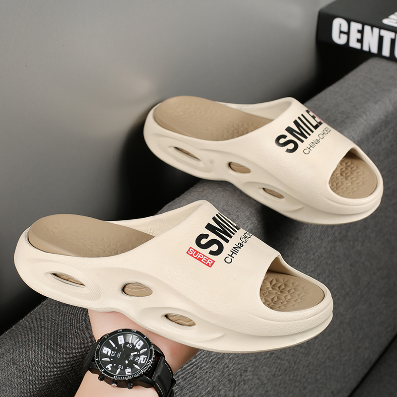 Brand Men's Slippers Indoor Outdoor Sandals Beach Comfortable Soft Slides Casual Shoes Men Couple Flip-flops Home Slippers 36-45