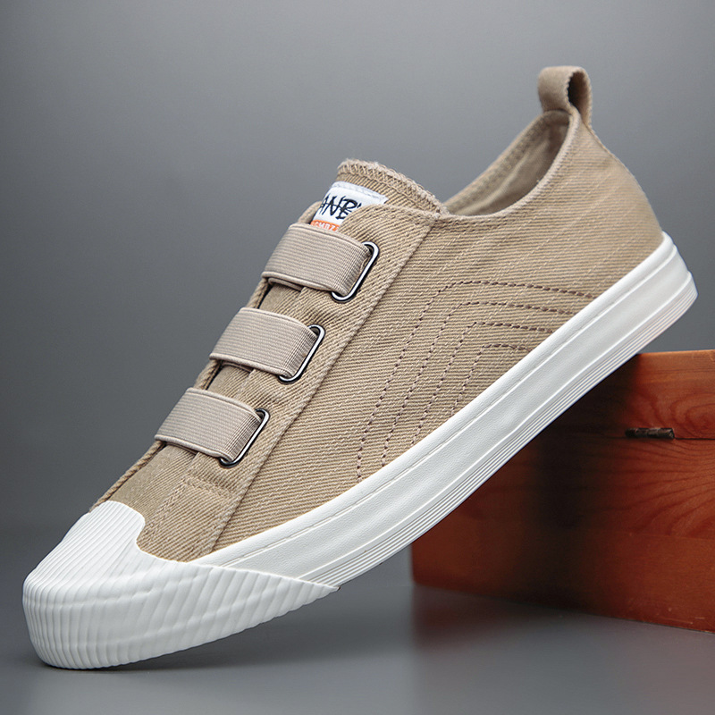 Men Canvas Shoes Men's Vulcanization Shoe Shoes Casual Men's Comfortable Canvas Shoes Anti - Slip Anti - Odor Men Shoes SS22163