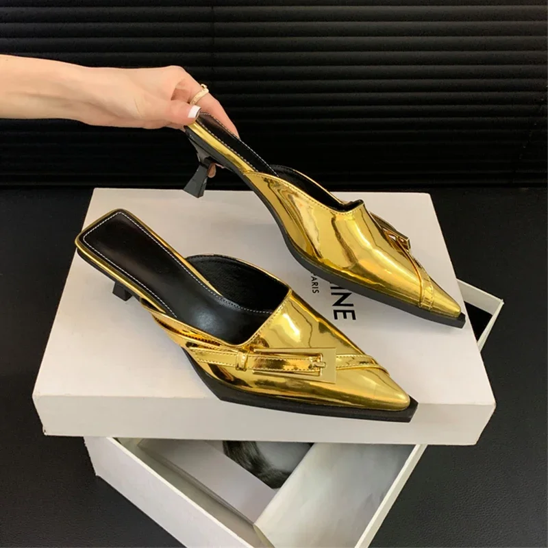 Summer Women's Slippers Low heel Outdoor Beach Flip ps Female Sandals Trend Brand Design Slides Shoes For Women 2024 71c7