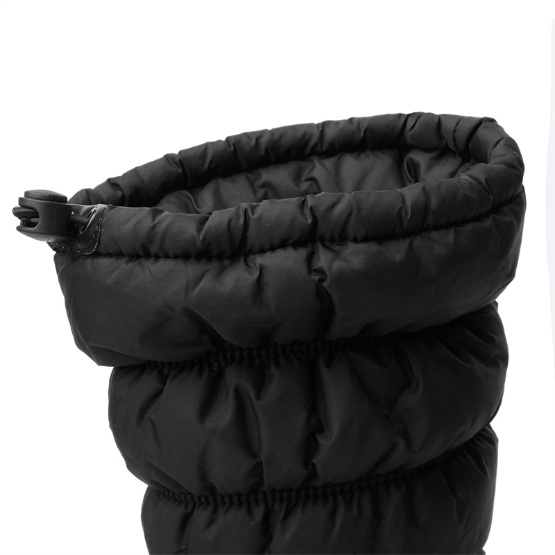 Fur Warm High Snow Boots Woman Down Plush Mid-calf Boot Female Fashion Wedge Heels Rain Shoes Ladies Waterproof 33da