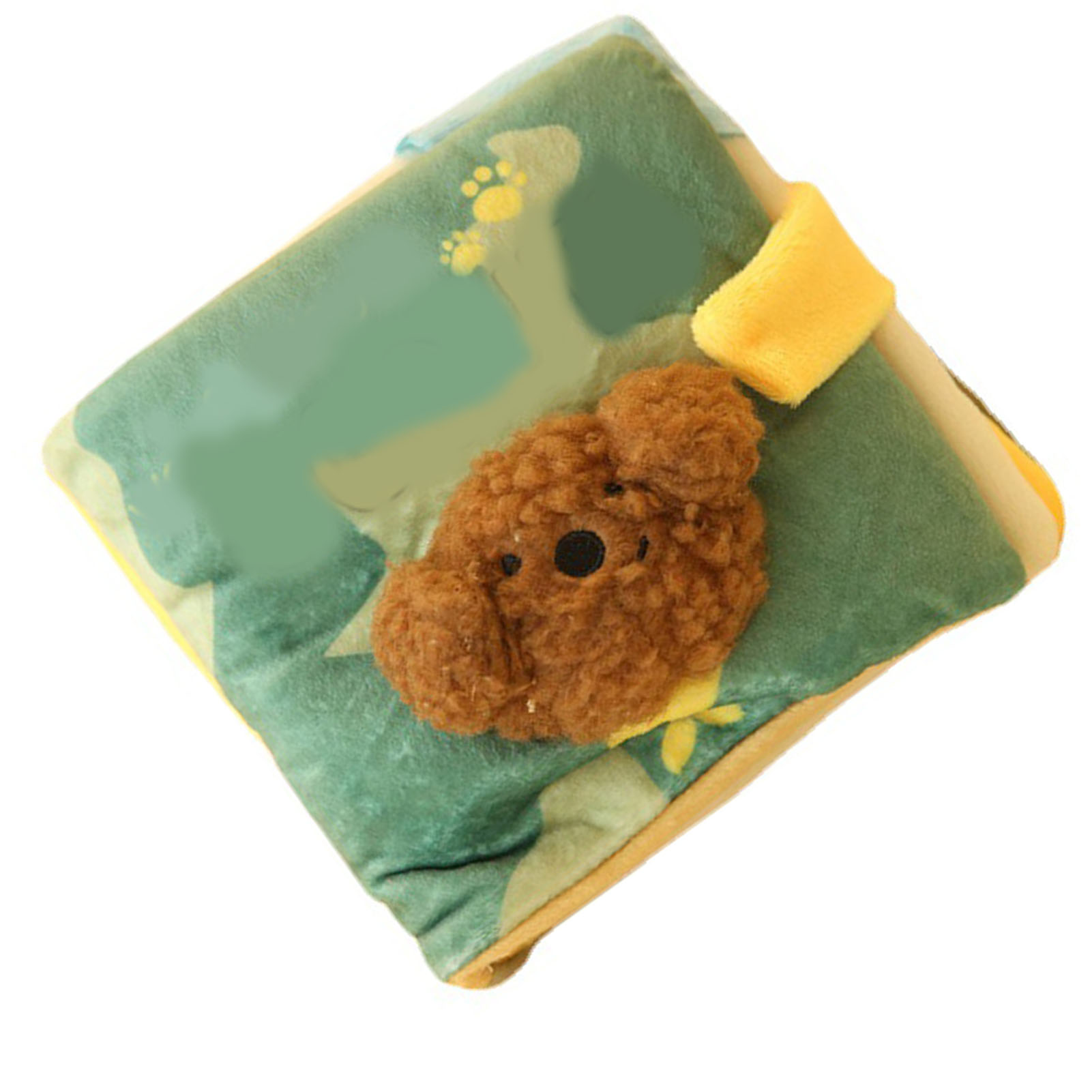 Snuffle Book For Dogs Puppy Sniff Training Hide And Seek Toy Plush Squeaky Toy