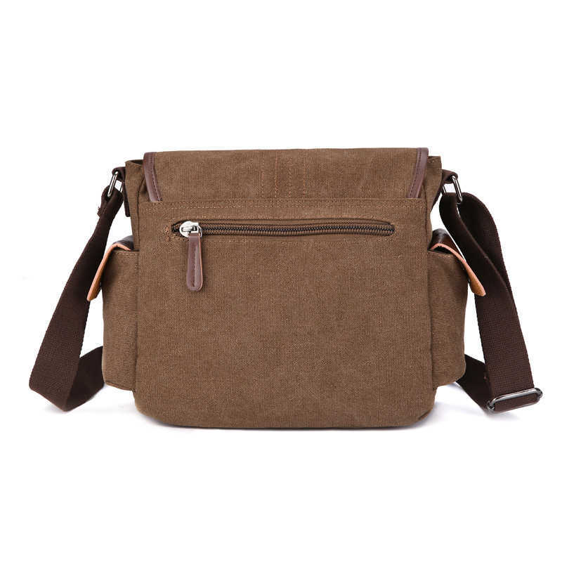canvas bag Korean version trendy fashion casual bag, single shoulder crossbody bag, unisex bag 240915