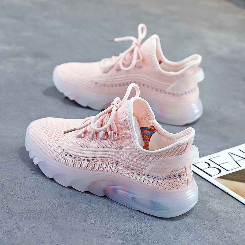 Women's Fashion Platform Sport Female Autumn New Breathable Outdoor Running Sneakers Lightweight Casual Tennis Shoes