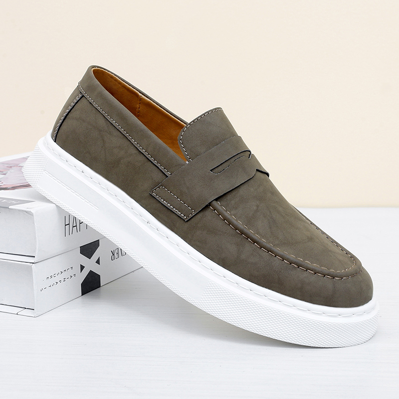 Genuine Leather Male Summer Slip on Loafers Handmade Men's Casual Leather Shoes Hot Sale Driving Shoes Moccasins Walking Flats