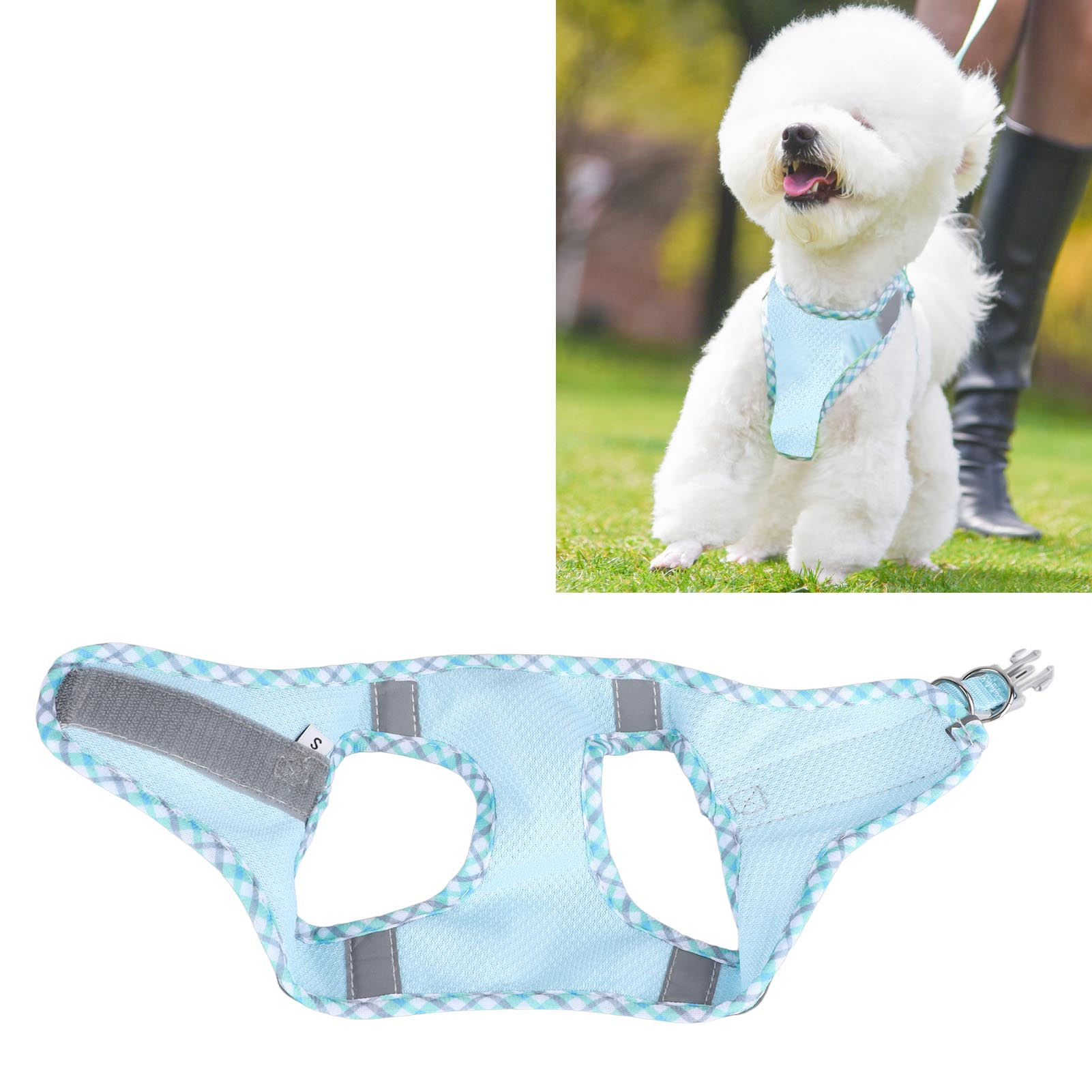 Dog Harness And Leash Set Reflective Adjustable Comfortable Safe Upgraded Pet Leash Harness For Dog Cat