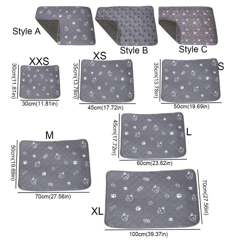 Dog Pee Pad Blanket Absorbent Diaper Washable Puppy Training Pad Pet Bed Urine Mat for Pet Car Seat Cover Pet Bed New
