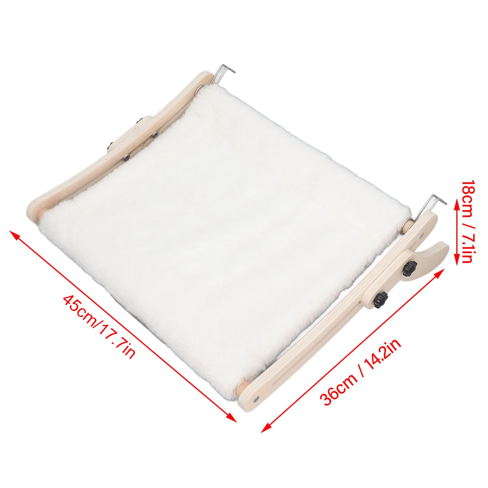 Cat Window Sill Hammock Space Saving Hook And Loop Fastener Stable Structure Cat Window Hammock Bed For Balcony Bedside