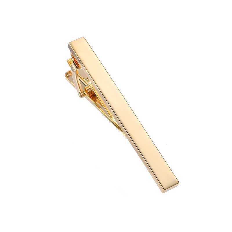 Classic mens and womens tie clips high-quality Multi colored metal smooth clips business suit shirts accessories jewelry giftsX240914