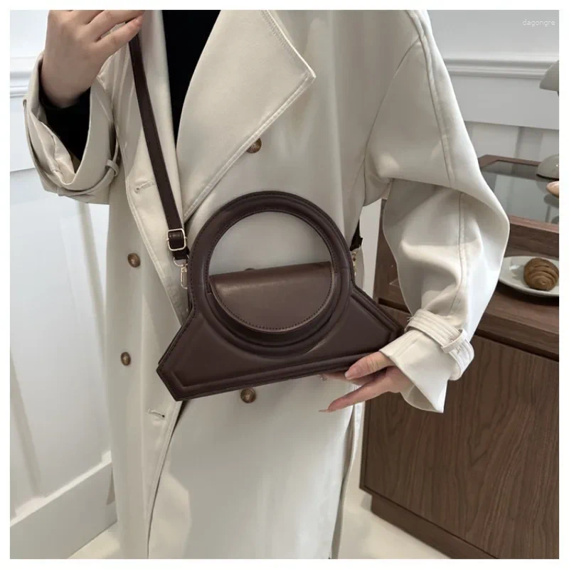 3 Totes Bao Fashion Handbag 2024 Spring Foreign Solid Color Shoulder Crossbody Bag Small Square Women 4