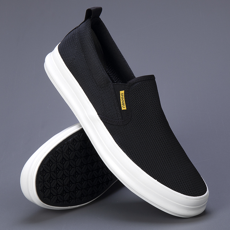 Men's Canvas Fashion Shoes Breathable Thin Mesh Shoes In Summer Men's Shoes, Board Shoes Casual Versatile Foot Cloth SS23605