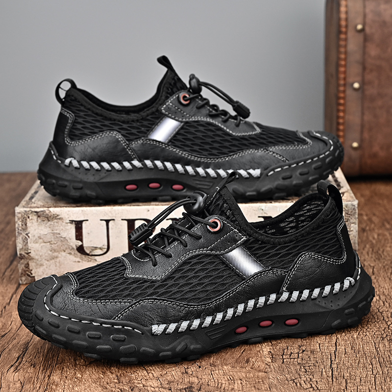 Summer New Mesh Men Sneakers Fashion Breathable Walking Casual Shoes for Mens Shoes Slip On Handmade Loafers Zapatillas Hombre