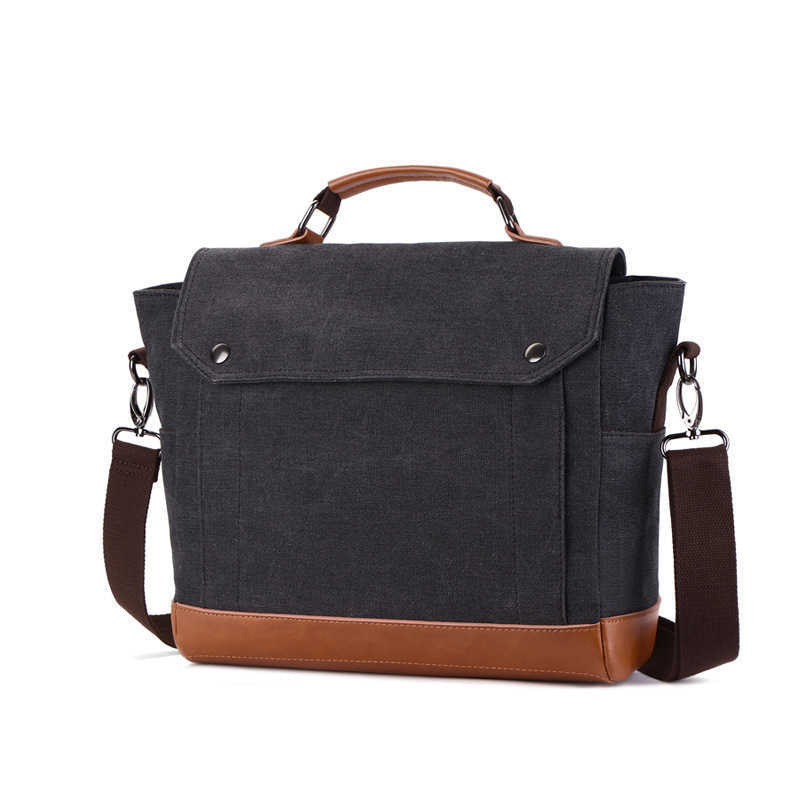 CMM canvas bag, business travel casual handbag, computer bag, men's single shoulder crossbody bag 240915