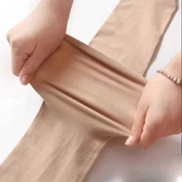 Solid Winter Pantyhose Woman Fleece Warm Thicken Thermal Tights Sexy Stockings Slim Elastic Velvet Pantyhose Female LeggingsX240914