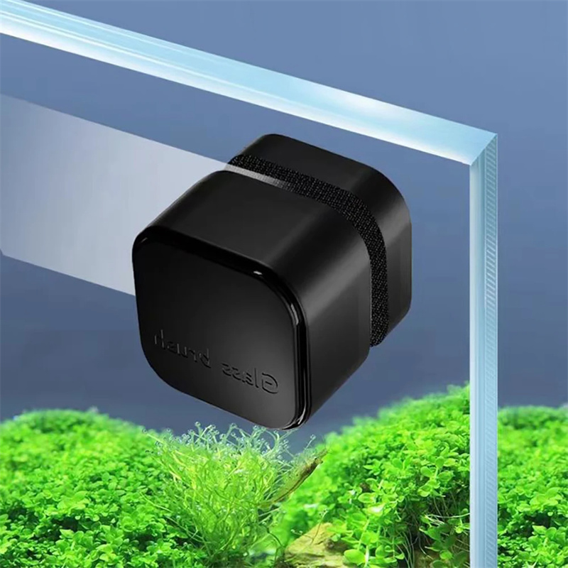 Mini Square Magnetic Brush, Strong Magnetic Cleaning, Fish Tank Cleaning, Algae Removal,small Aquarium Fish Tank Cleaning Tool