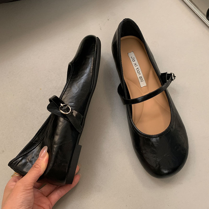 Ladies Mary Janes Height-Increasing Designer Ballet Flats Shoes 35-39