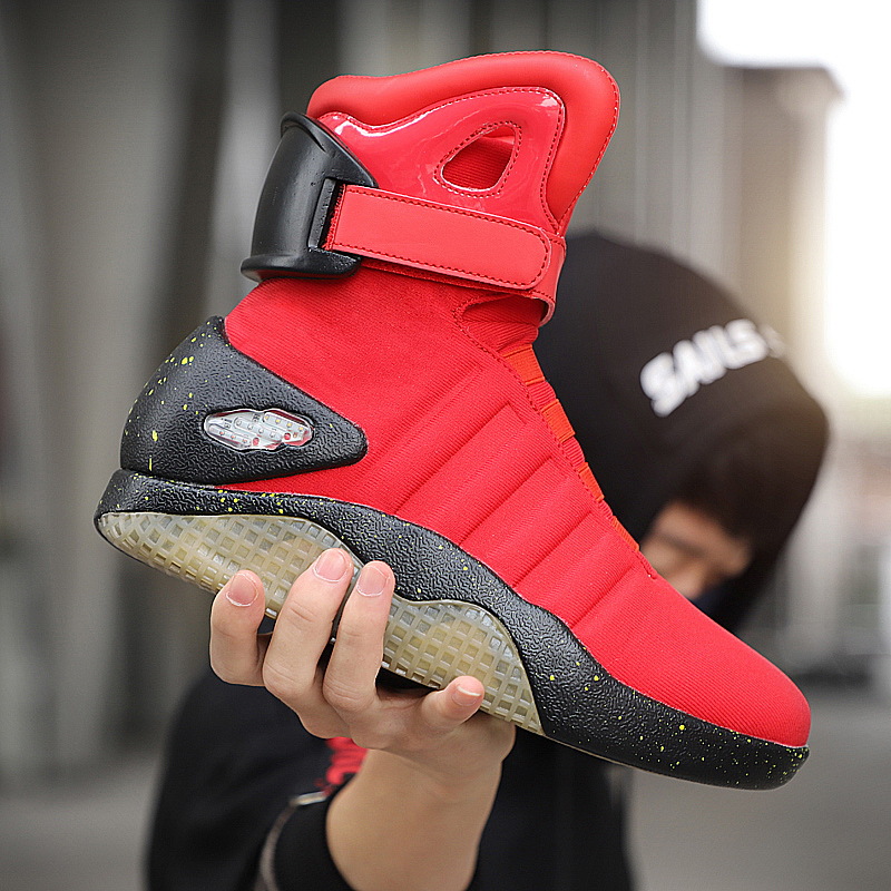 Man High-top Men's Sneakers Anti-skid Breathable Outdoor Sports Basketball Vulcanize Shoes for Men