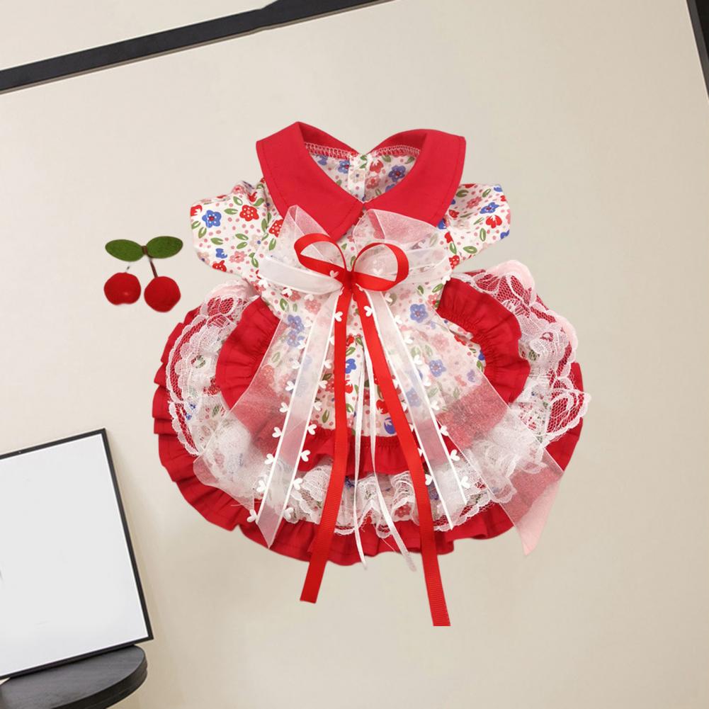Beautiful Pet Lolita Dress Easy-wearing Comfortable Cotton Dog Skirt Decorative
