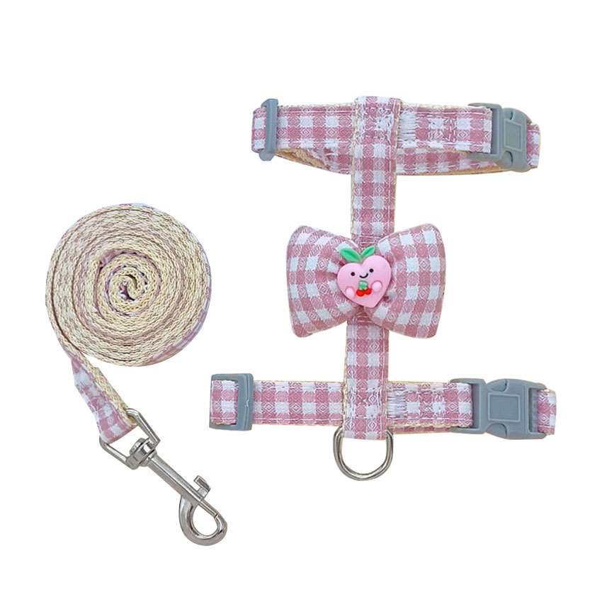 Cat Harness and Leash Set Escape Proof for Walking,Kitten Soft Adjustable Vest Harnesses for Small Medium Dogs Cats,Easy Control