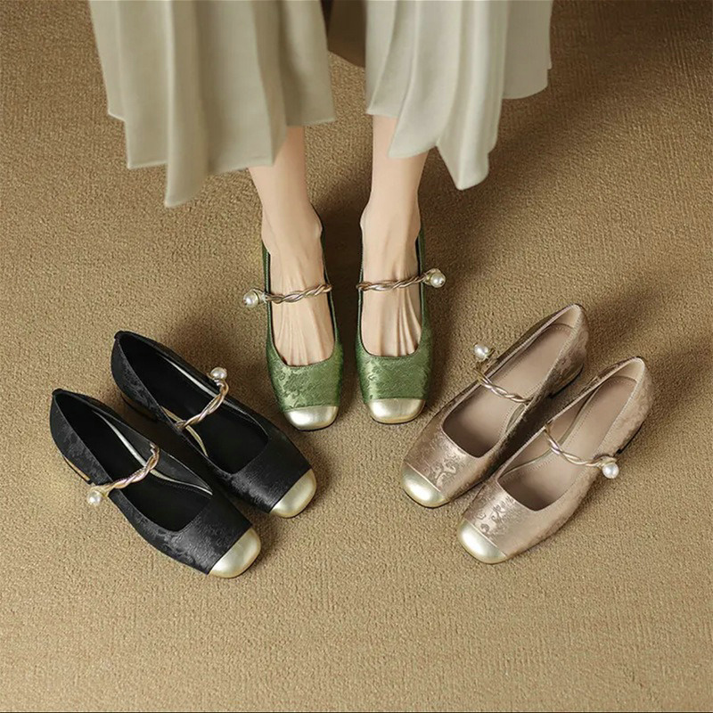 Arrival New Sheepskin Version Retro French Beauty Bao Toe Sandals Women'S Summer Wear Pumps 9f39