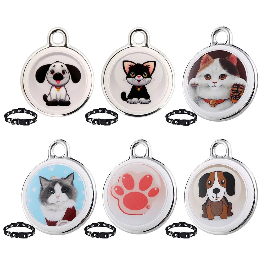 Anti-Lost GPS Tracker Locator Finder Bluetooth-compatible Smart Activity Tracker for Dogs Cats Kids Pets Keychain Wallet Luggage