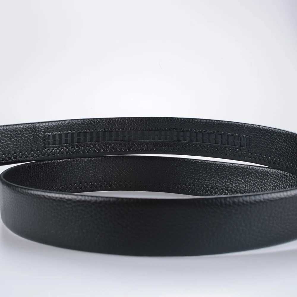 ZLD 1pcs Business Automatic buckle Belt Glossy Style High Quality Faux Leather With Lychee Pattern Trouser BeltX240914