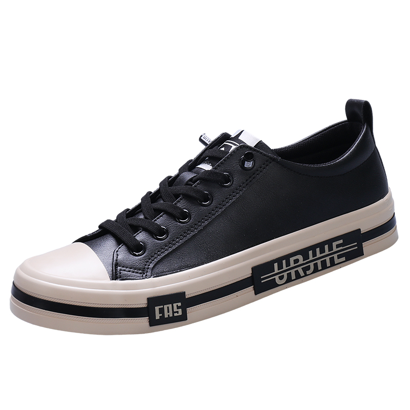 Leather Casual Shoes For Men Leather Loafers Shoes Comfortable Anti-Slip Outdoor Lace Up Sneakers Fashion Retro Leisure SS23858