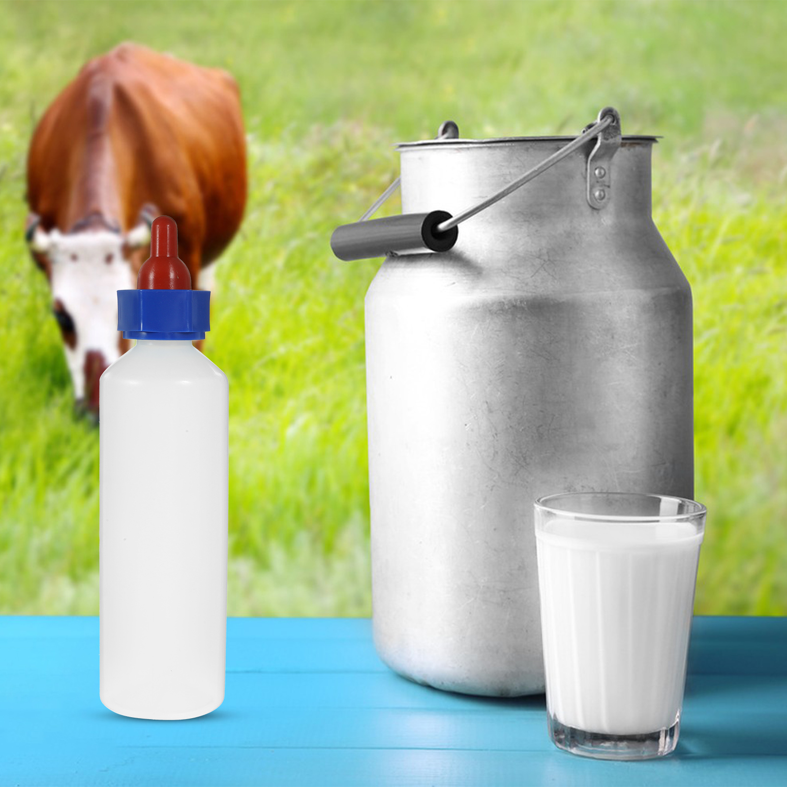 Goat Calf Nursing Bottle Feeder Small Livestock Feeding Animal Plastic Cow Feeders Baby Lamp Milk
