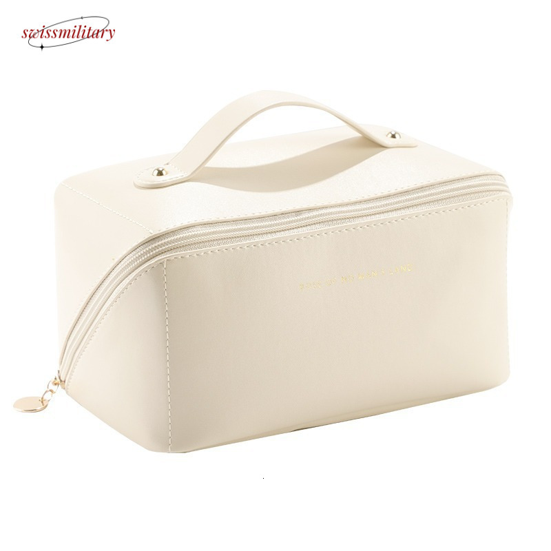 Swissmilitary 2024 New Women's Large Capacity Portable Makeup Case Travel Wash Cosmetic Storage Bag #7