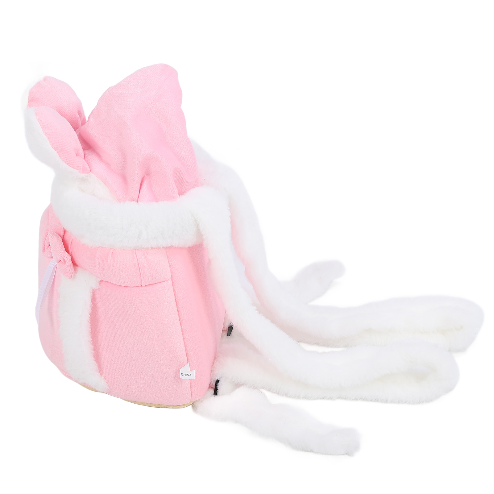 Pet Front Carrier Widen Straps Keep Warm Flannelette Fabric Cats Travel Carrier With Hands Warmer For Small Dogs