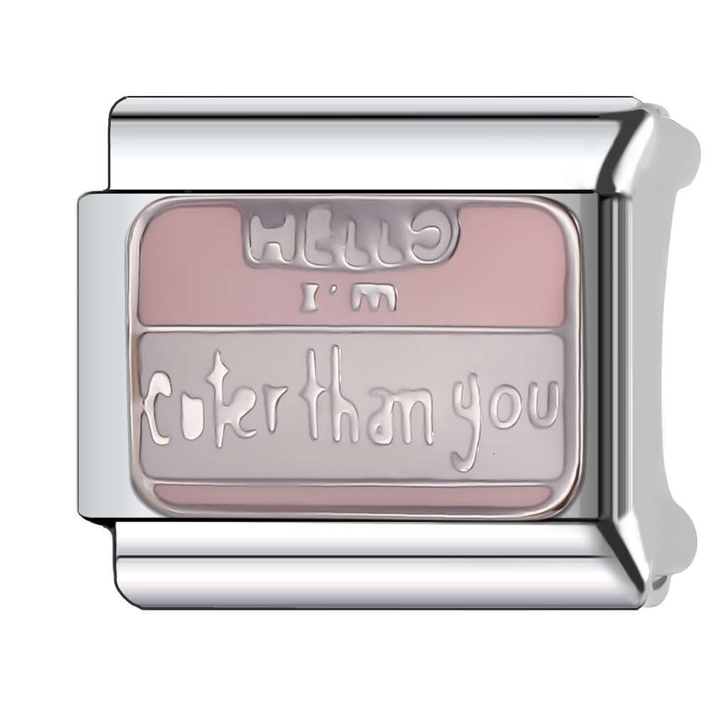 New Women's Gift Health Care Package Bead Italian Charms Links Bangle Beads Fit 9mm Stainless Steel Bracelet Making DIY For Women Fashion Jewelry