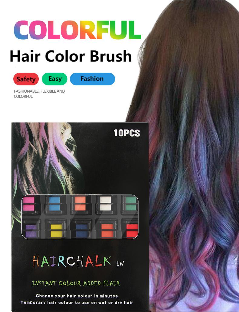 Brush Temporary Colors Hair Care Styling Tools Disposable color Chalk Dye hair Color stick free shipping