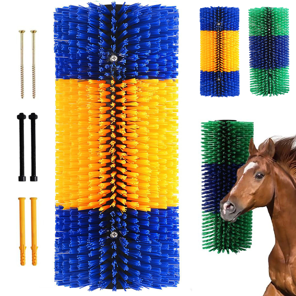 Livestock Scratch Brush Cattle Scratching Brush Livestock Grooming Relieving Horse Brush Farm Animal Massage Cleaning Tool