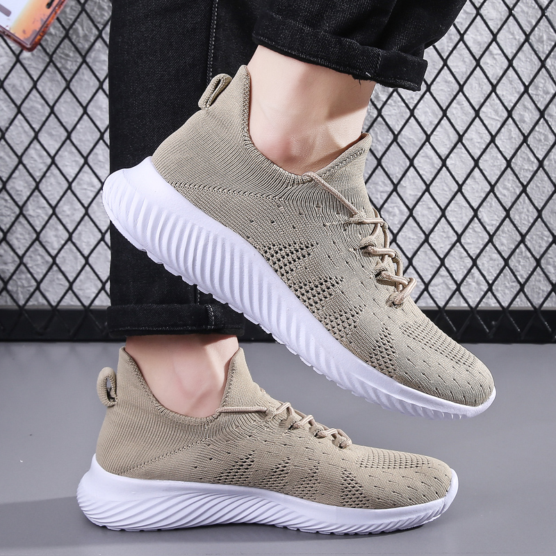 Men Casual Shoes Breathable Men Footwear Fashion Men's Mesh Sneakers Outdoor Walking Footwear красовки в сеточку Big Size 46