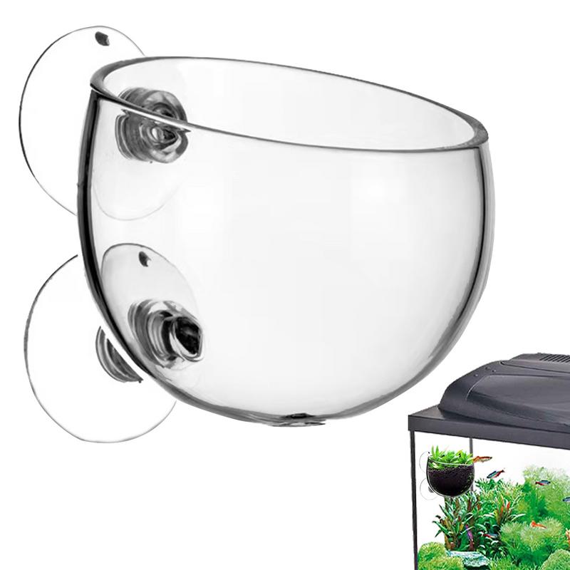 Aquatic Plant Pots Aquatic Planter With Suction Cups Red Shrimp Live Plants Fish Tank Holder Aquatic Tank Live Plant Pot