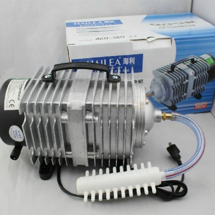 Hailea ACO-380 Electromagnetic Oxygen pump Machine High Power Aquarium Fish Pond Oxygenator 300w