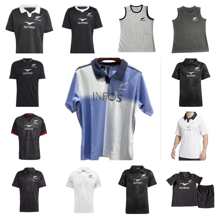 2024 2025 WORLD CUP BLACKS Rugby Jerseys Black New jersey Zealand Fashion Sevens 21 22 23 24 25 All SUPER Rugby Vest Shirt POLO Maillot Camiseta Maglia Tops