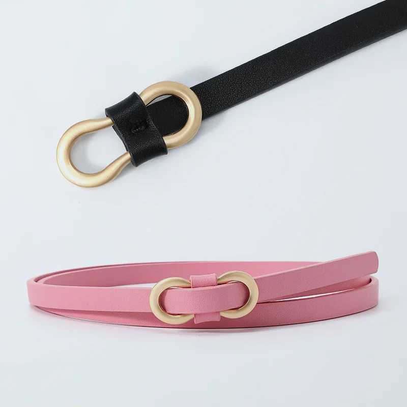 2023 New Zero Pin Casual Ladies Belt Youth Fashion Thin Belt Classic Vintage Waist Belt Jeans Dress BeltsX240914
