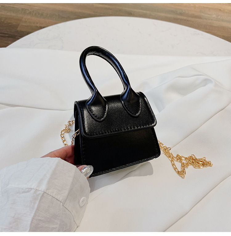 Mini women in 2024, new fashionable handbag for French niche bags, one shoulder crossbody small square bag