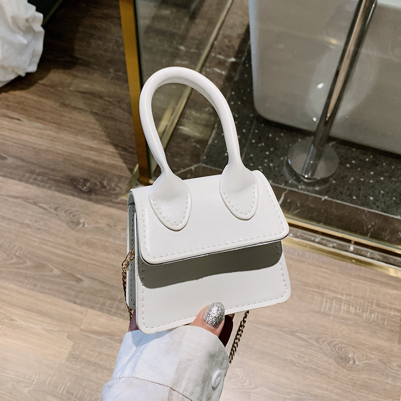 Mini women in 2024, new fashionable handbag for French niche bags, one shoulder crossbody small square bag