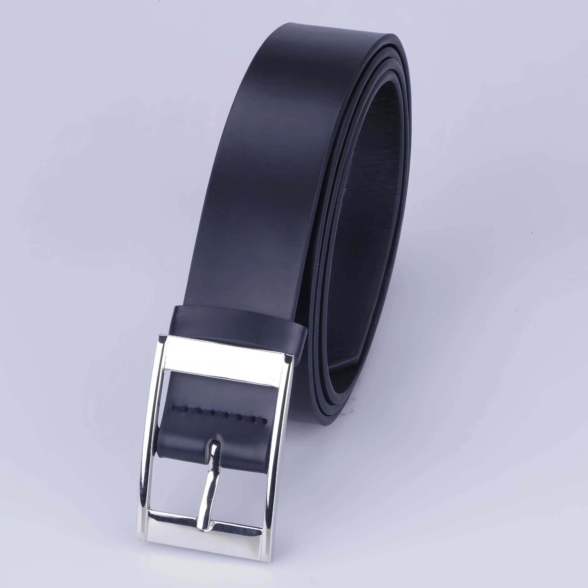 A belt for women and men simple and versatile student black needle buckle personalized decoration belt for womenX240914