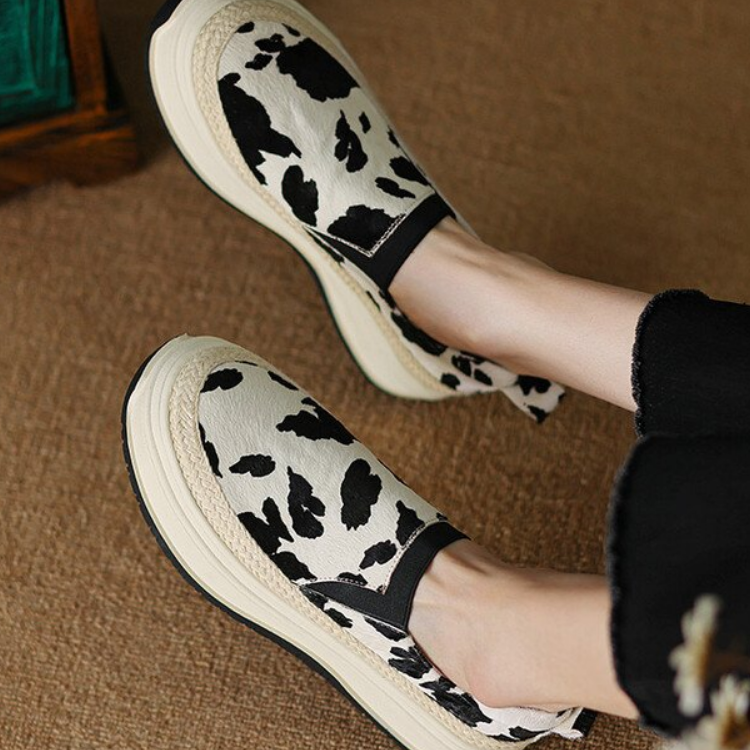 Round Toe Super Flat Bottomed High Platform Autumn Fashion Women's Lightweight Shoes Casual 2023