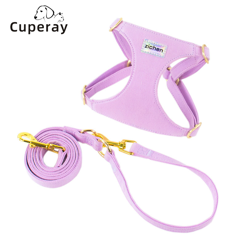 Dog Harness and Leash Set Vest Style Dog Leash Adjustable Small Dog Harness Teddy Cute Pet Supplies for Cats & Puppies Supplies