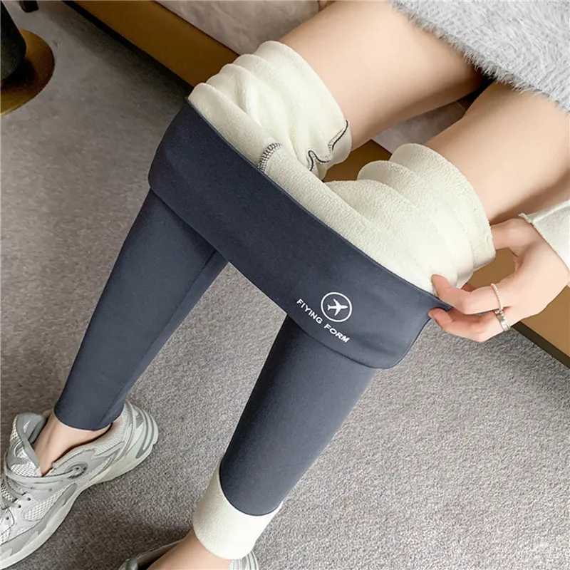 WomenS Winter Warm Leggings Thermal Thicken 2024 High Waist Ribbed Leggings Fleece Lined Tights Sexy Casual High Quality PantsX240914
